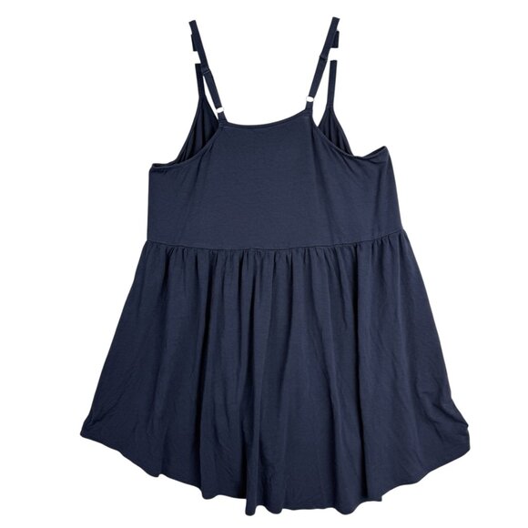 Torrid Women's Super Soft Stretch Crisscross Flowy Navy Knit Top Size 1 US 1X - Picture 2 of 7